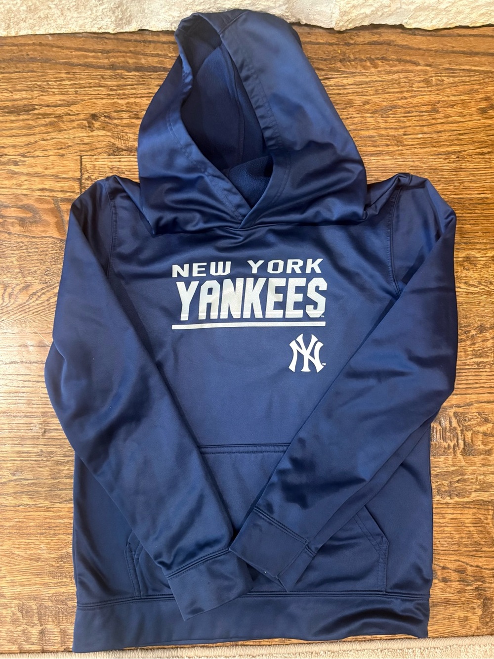 Genuine Merchandise Navy New York Yankees Hooded Pullover